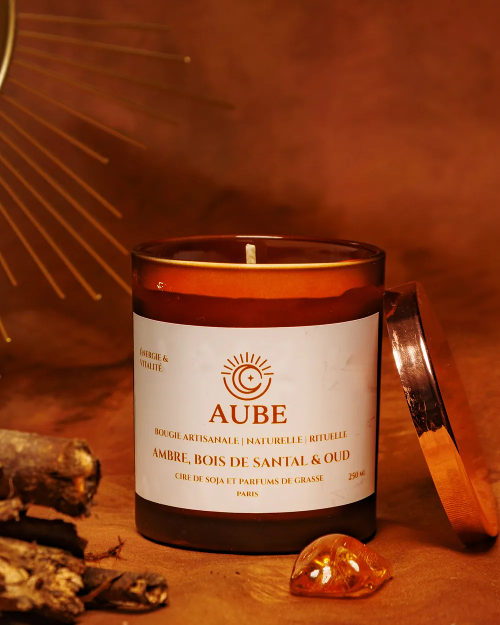 Bougie Énergie & Vitalité — format 250 g