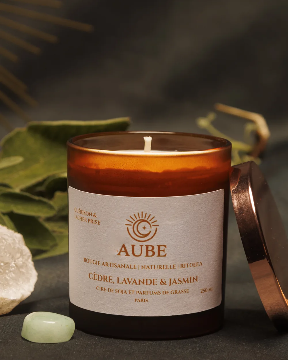 Bougie Guérison & Lâcher Prise — format 250 g
